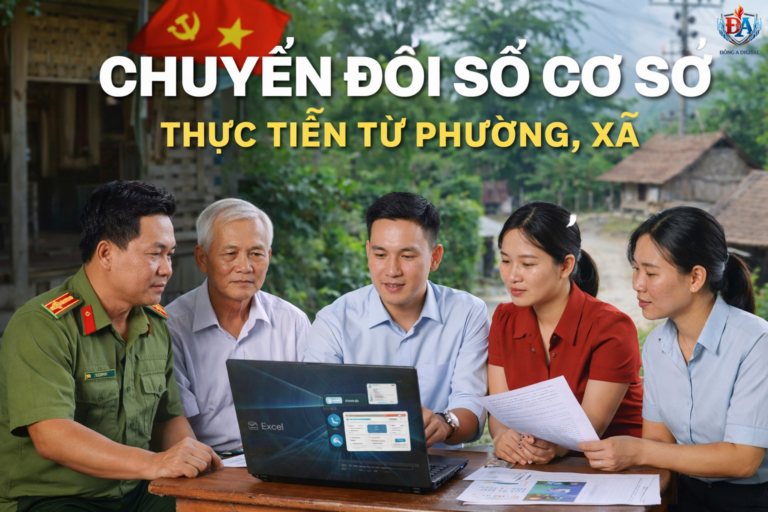 Chuyển đổi số cơ sở giúp nâng cao hiệu quả quản lý và phục vụ người dân