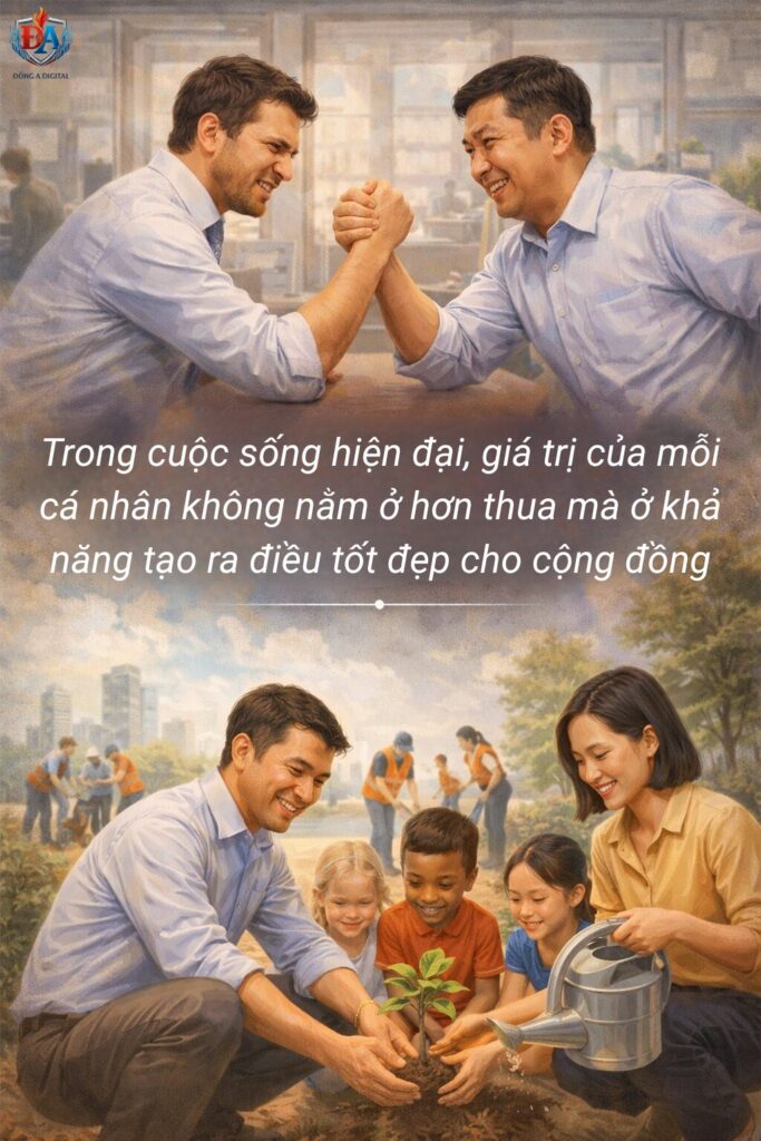 Cái tôi có giá trị khi biết sống hài hòa với người khác và với tập thể