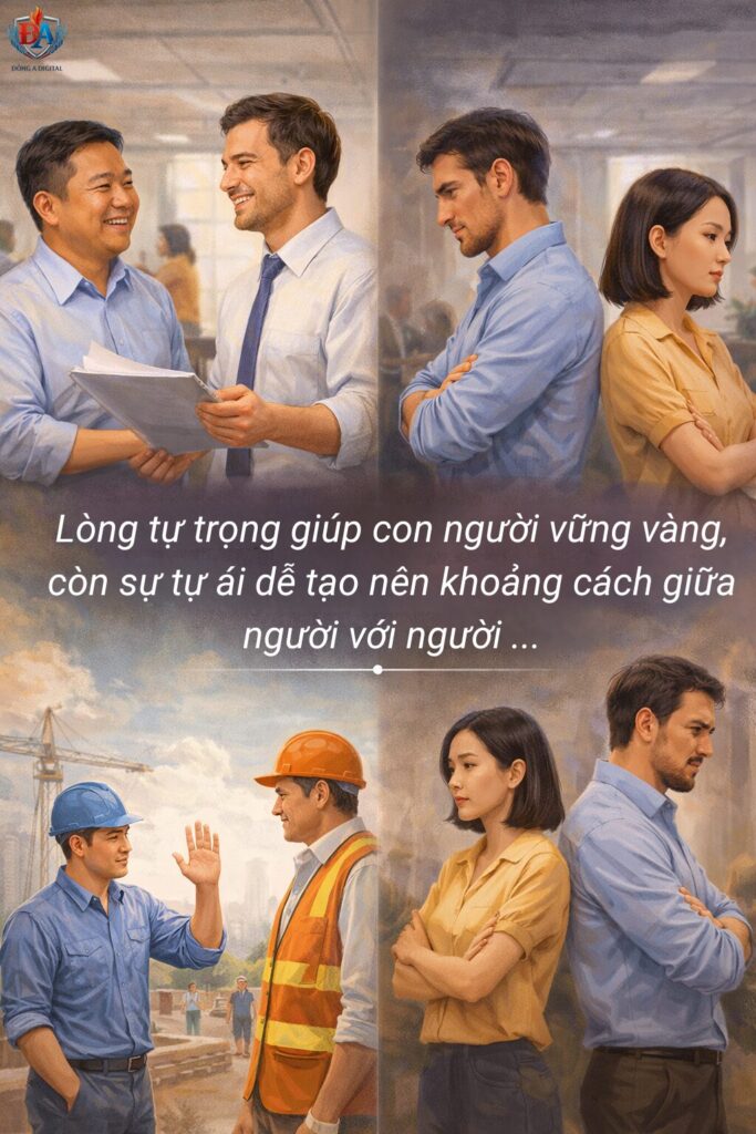 Ba cái tôi - Lòng tự trọng giúp con người vững vàng còn tự ái dễ tạo khoảng cách