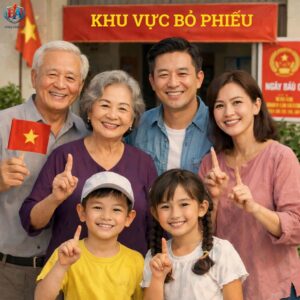 Ngày bầu cử trong ngôi nhà ba thế hệ và ý nghĩa của lá phiếu công dân