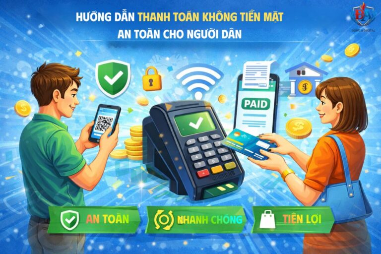 Hướng dẫn thanh toán không tiền mặt an toàn cho người dân