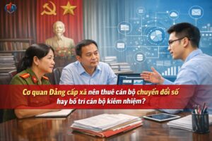 Cơ quan Đảng cấp xã nên thuê cán bộ chuyển đổi số hay bố trí cán bộ kiêm nhiệm?